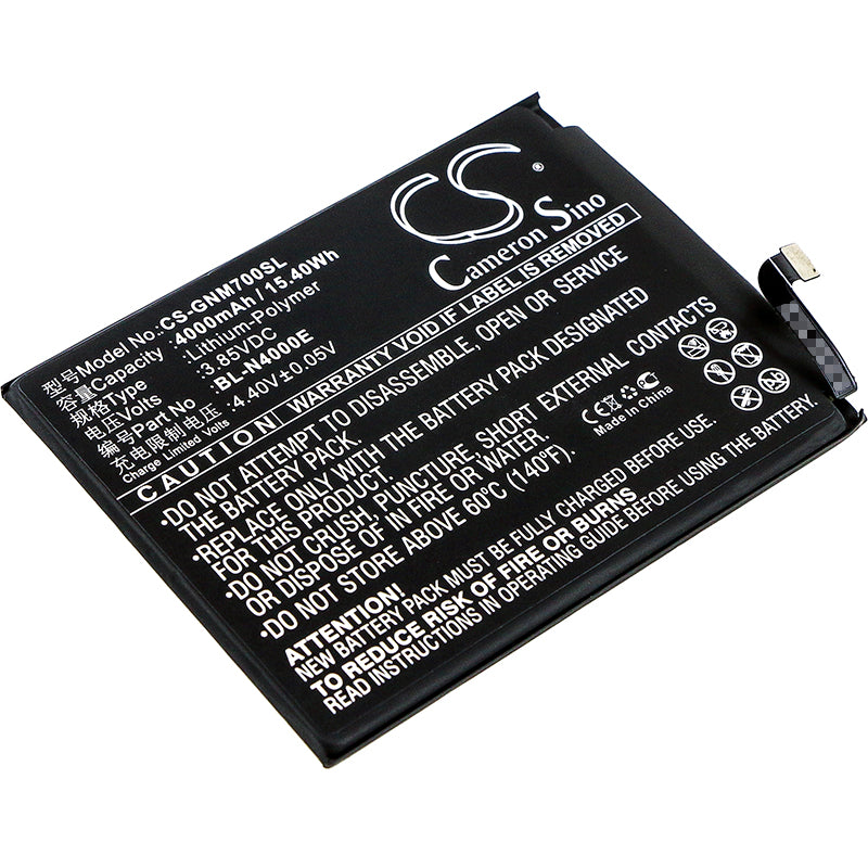3.85V 4000mAh/15.40Wh Li-Polymer Mobile/SmartPhone Battery for GIONEE