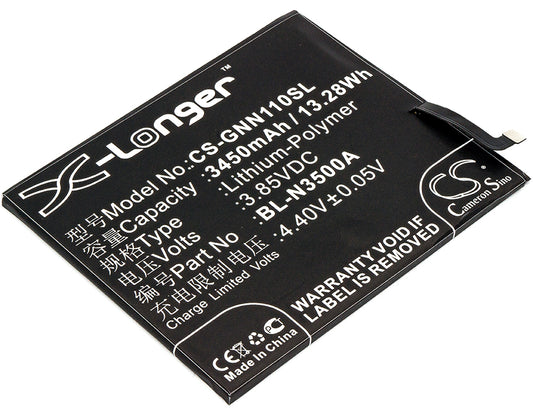 3.85V 3450mAh/13.28Wh Li-Polymer Mobile/SmartPhone Battery for GIONEE
