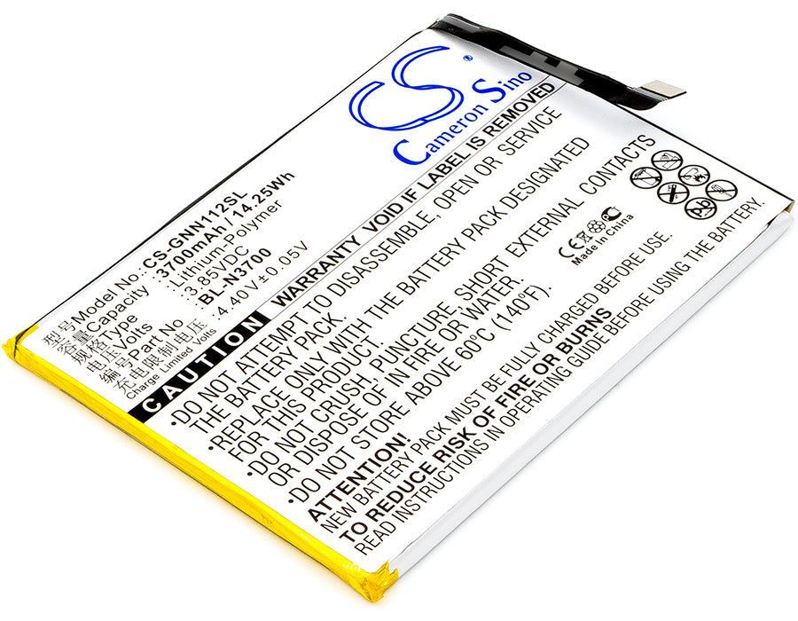3.85V 3700mAh/14.25Wh Li-Polymer Mobile/SmartPhone Battery for GIONEE