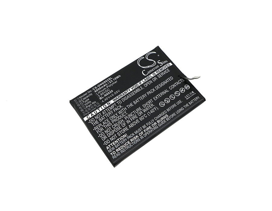 3.85V 6000mAh/23.10Wh Li-Polymer Mobile/SmartPhone Battery for GIONEE
