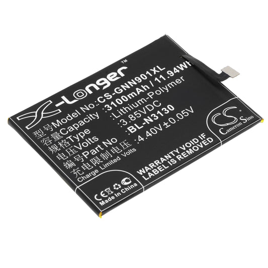 3.85V 3100mAh/11.94Wh Li-Polymer Mobile/SmartPhone Battery for GIONEE