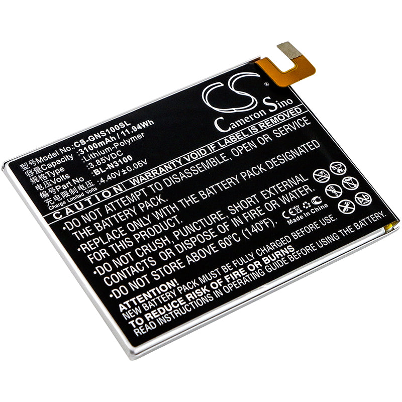 3.85V 3100mAh/11.94Wh Li-Polymer Mobile/SmartPhone Battery for GIONEE