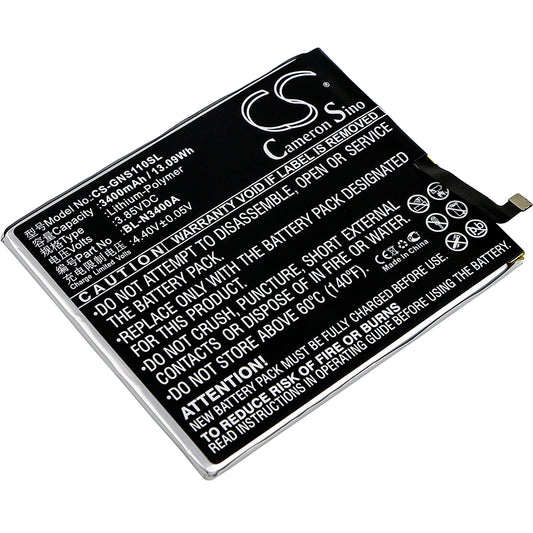 3.85V 3400mAh/13.09Wh Li-Polymer Mobile/SmartPhone Battery for GIONEE