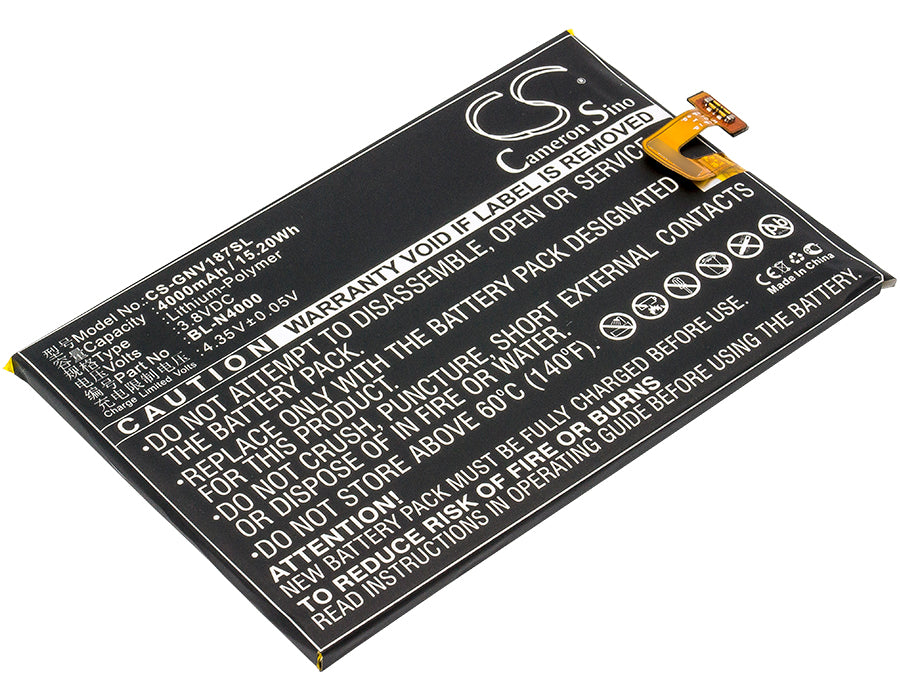 3.8V 4000mAh/15.20Wh Li-Polymer Mobile/SmartPhone Battery for BLU