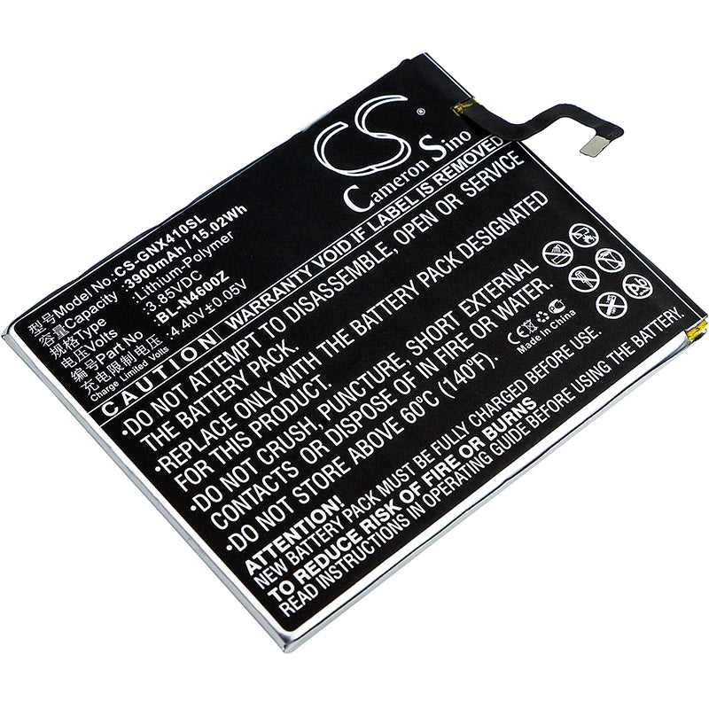 3.85V 3900mAh/15.02Wh Li-Polymer Mobile/SmartPhone Battery for GIONEE