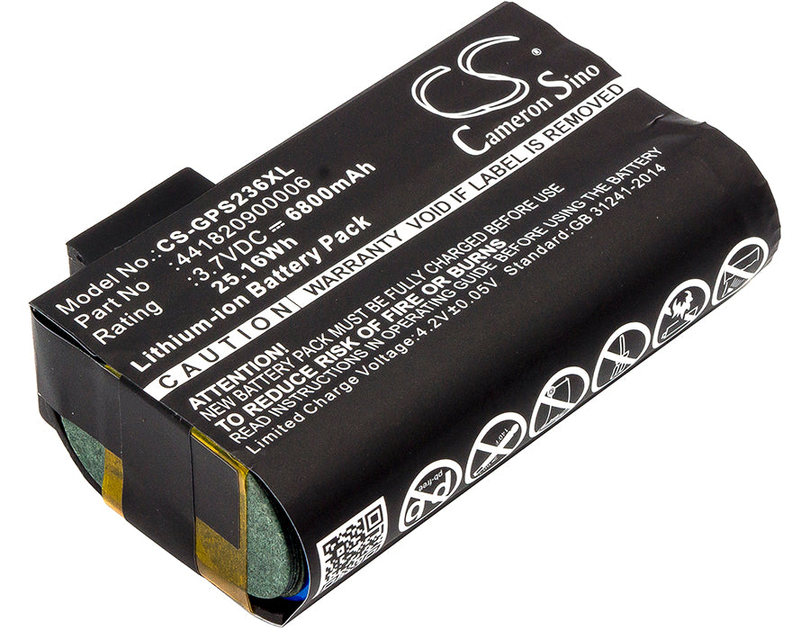 3.7V 6800mAh/25.16Wh Li-ion Barcode/Scanner Battery for Topcon