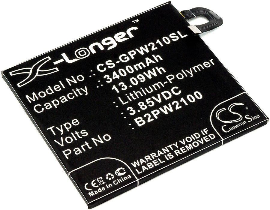 3.85V 3400mAh/13.09Wh Li-Polymer Mobile/SmartPhone Battery for Google