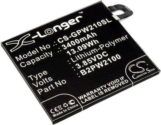 3.85V 3400mAh/13.09Wh Li-Polymer Mobile/SmartPhone Battery for Google