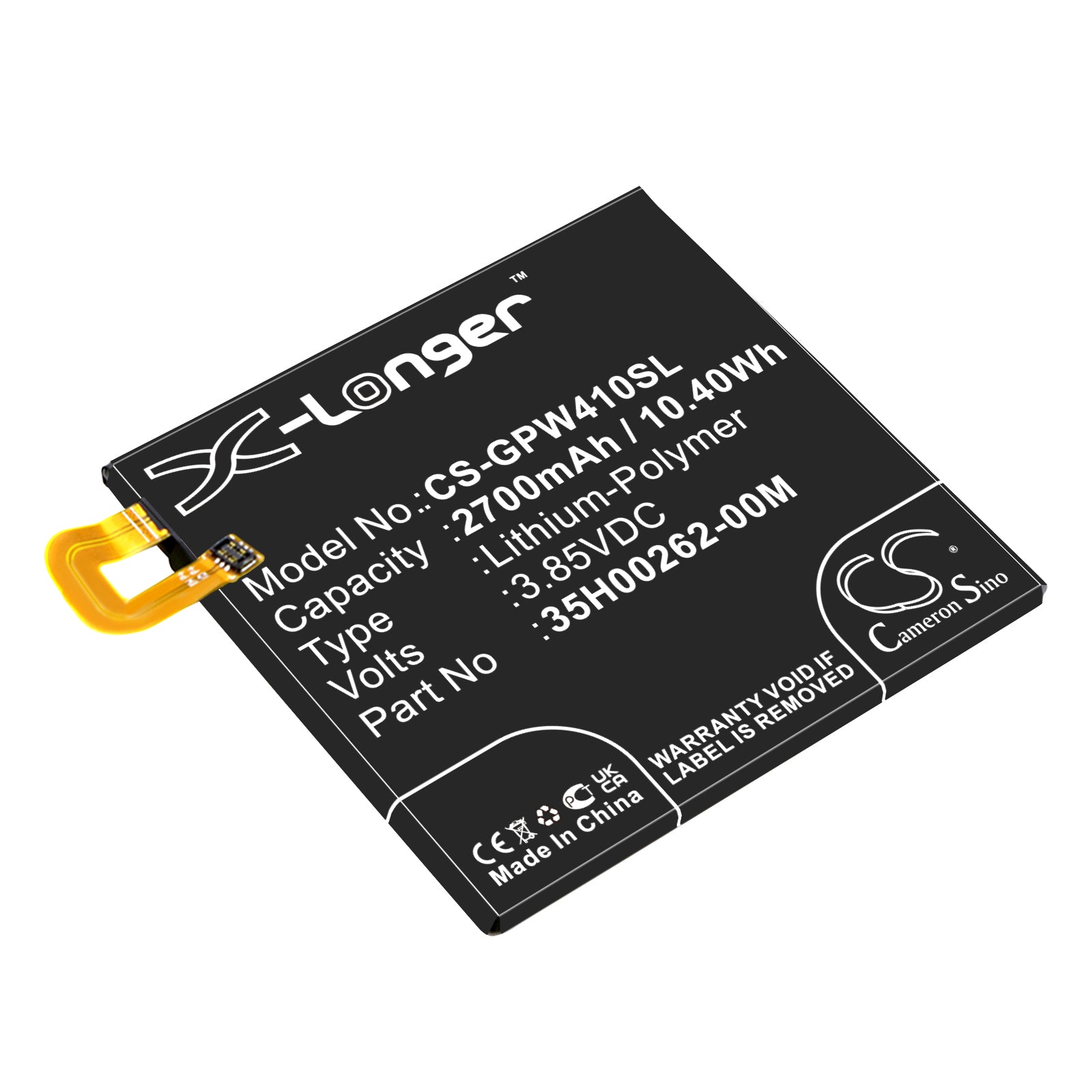 CS-GPW410SL Replacement Battery – Compatible with B2PW4100, Nexus S1, Nexus S1 Global TD-LTE, Pixel