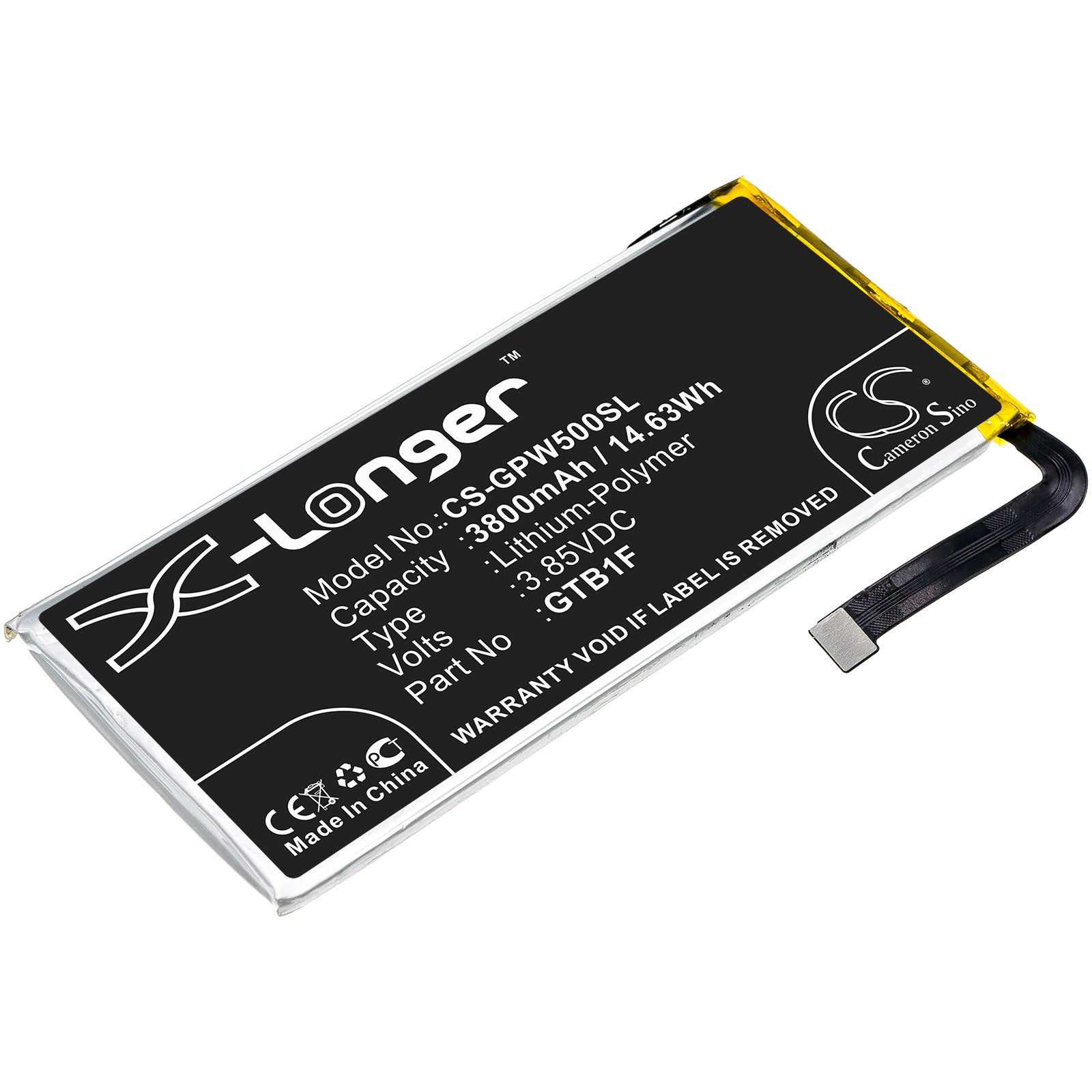 CS-GPW500SL Replacement Battery – Compatible with Pixel 5