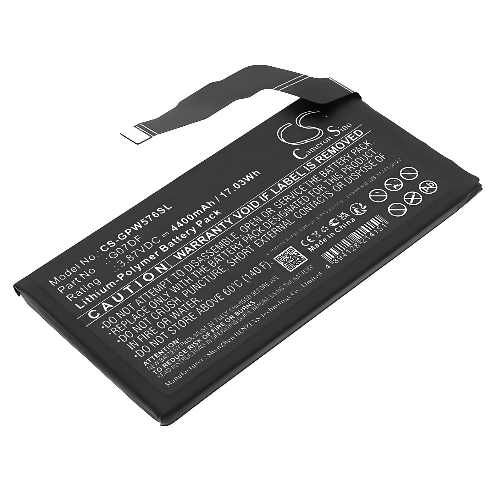 CS-GPW576SL Replacement Battery – Compatible with G576D, G6GPR, G8HHN, GKV4X, Pixel 8a