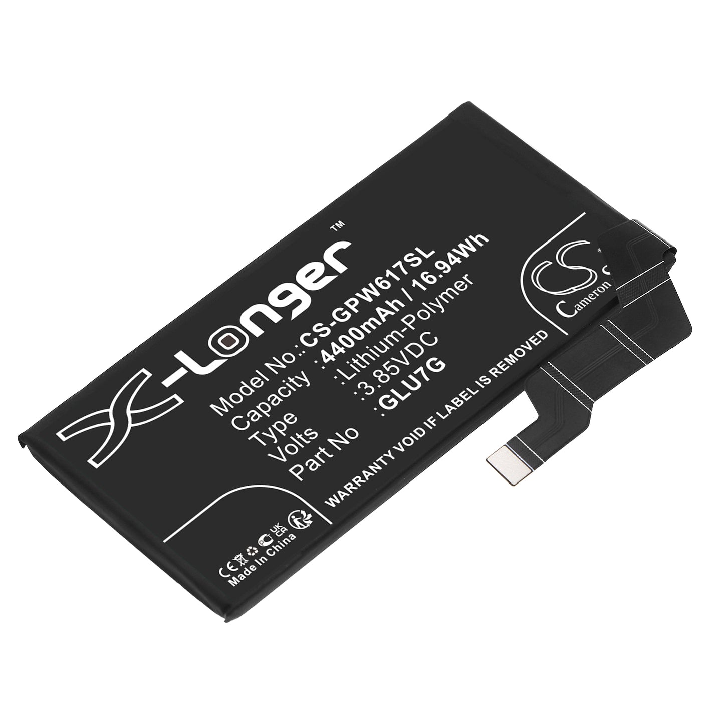 CS-GPW617SL Replacement Battery – Compatible with G1AZG, GB17L, GB62Z, GX7AS, Pixel 6a, Pixel 6a 5G