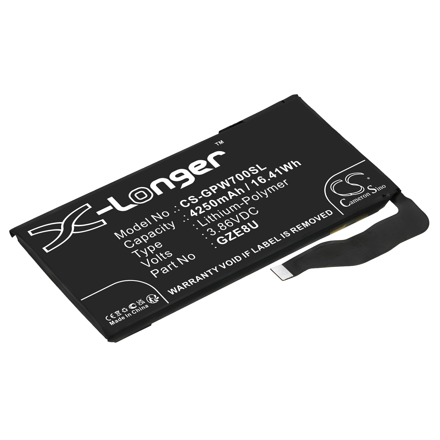 CS-GPW700SL Replacement Battery – Compatible with GQML3, GVU6C, Pixel 7