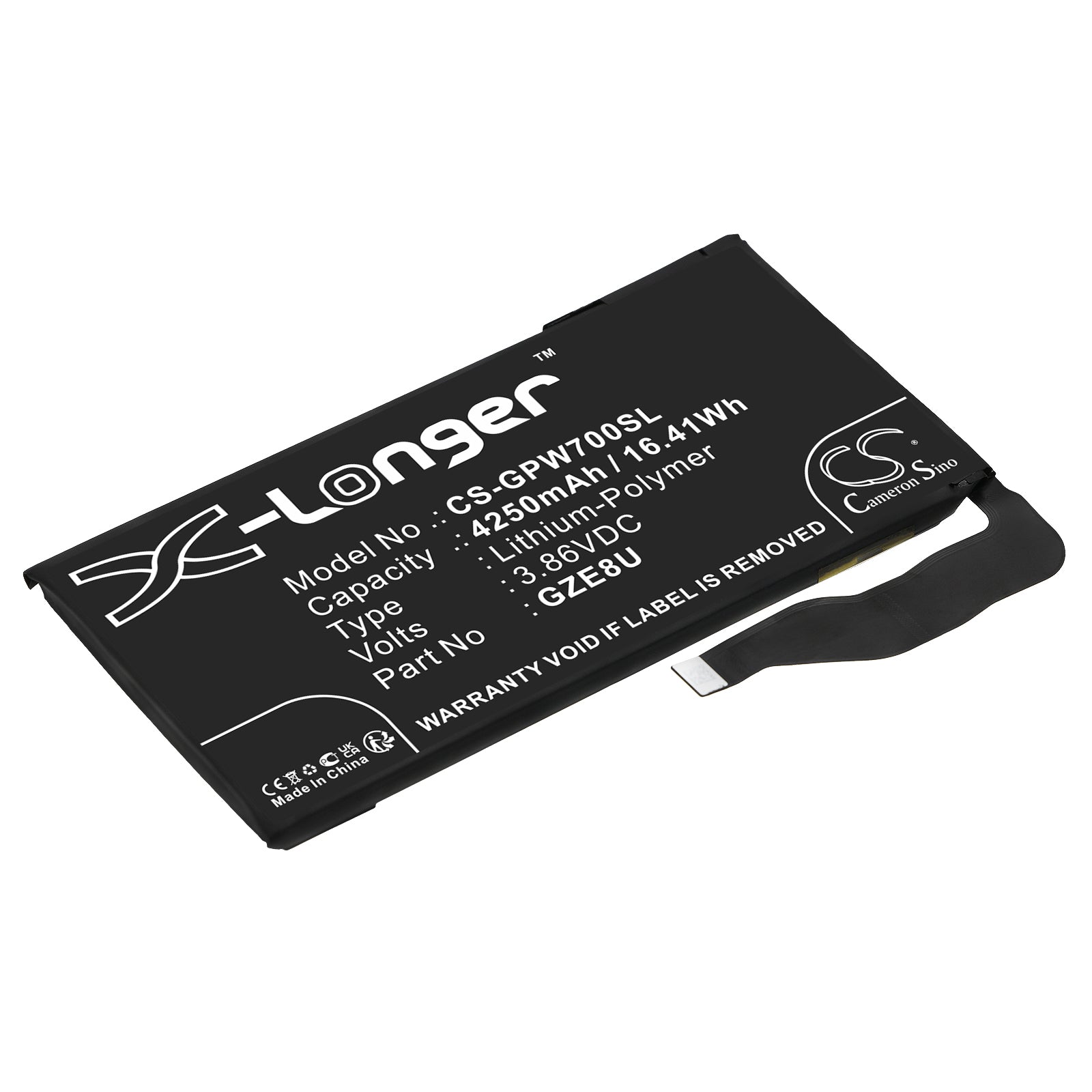 CS-GPW700SL Replacement Battery – Compatible with GQML3, GVU6C, Pixel 7