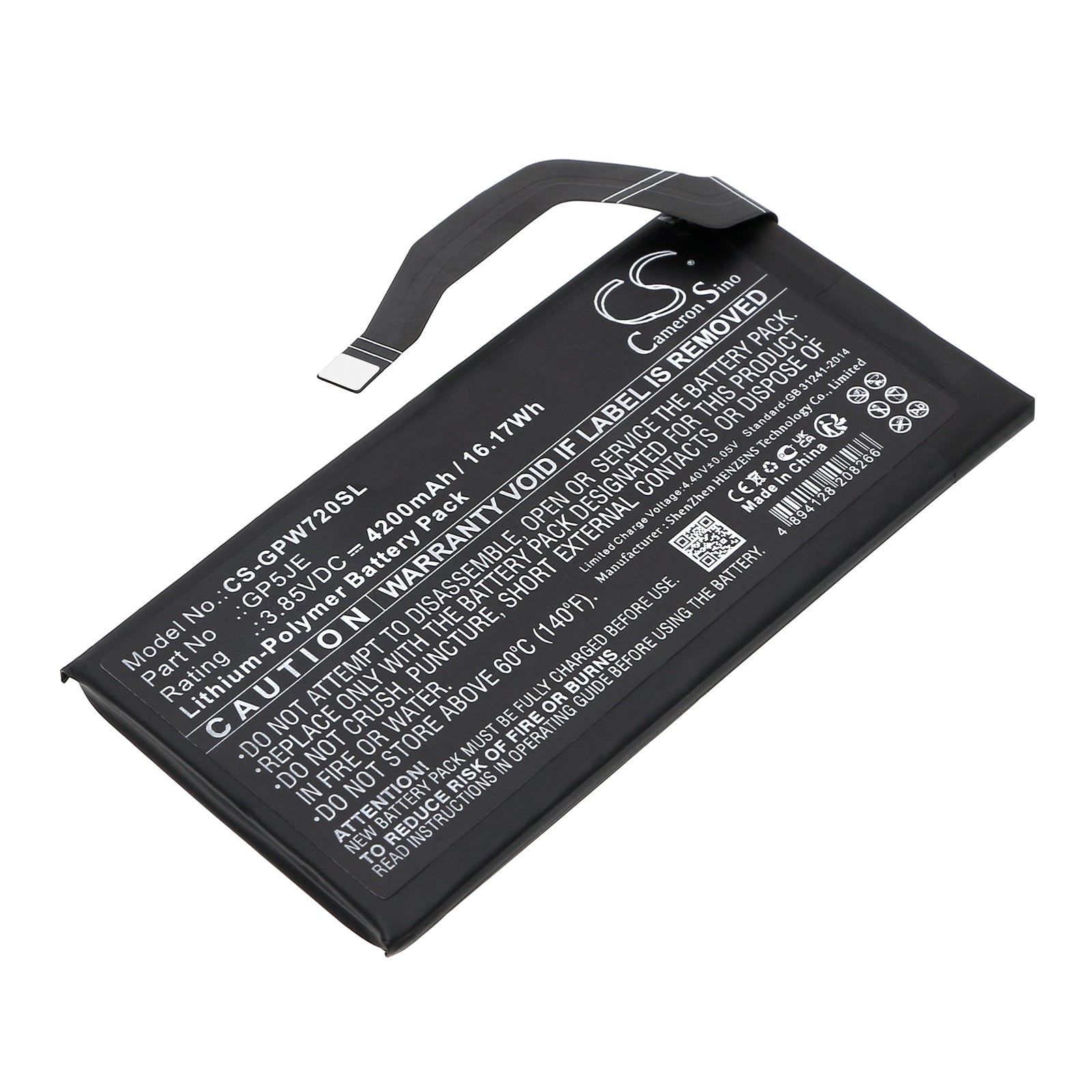 CS-GPW720SL Replacement Battery – Compatible with Pixel 7A