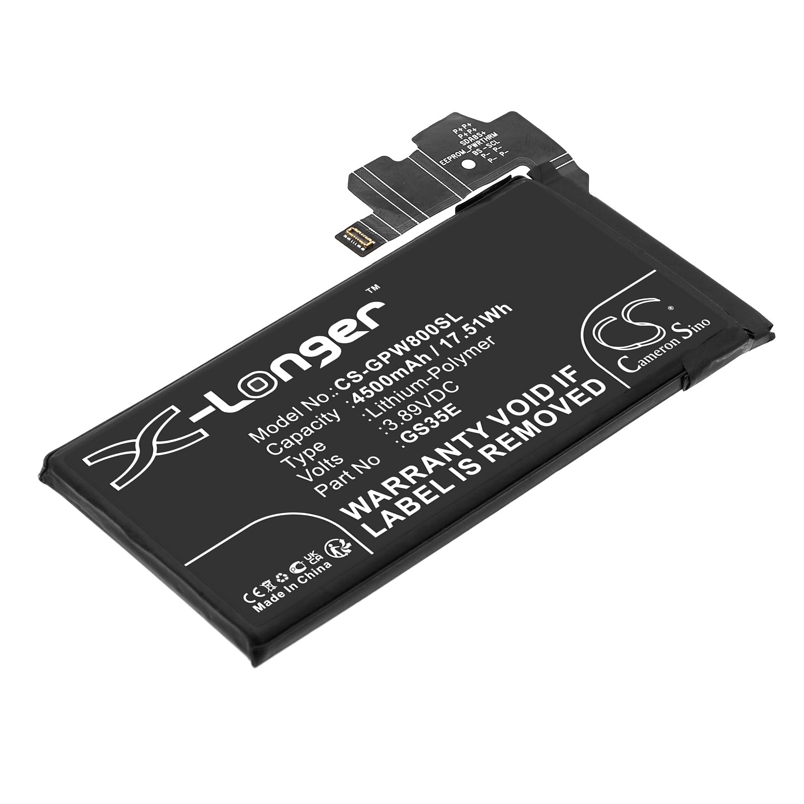 CS-GPW800SL Replacement Battery – Compatible with G9BQD, GKWS6, Pixel 8