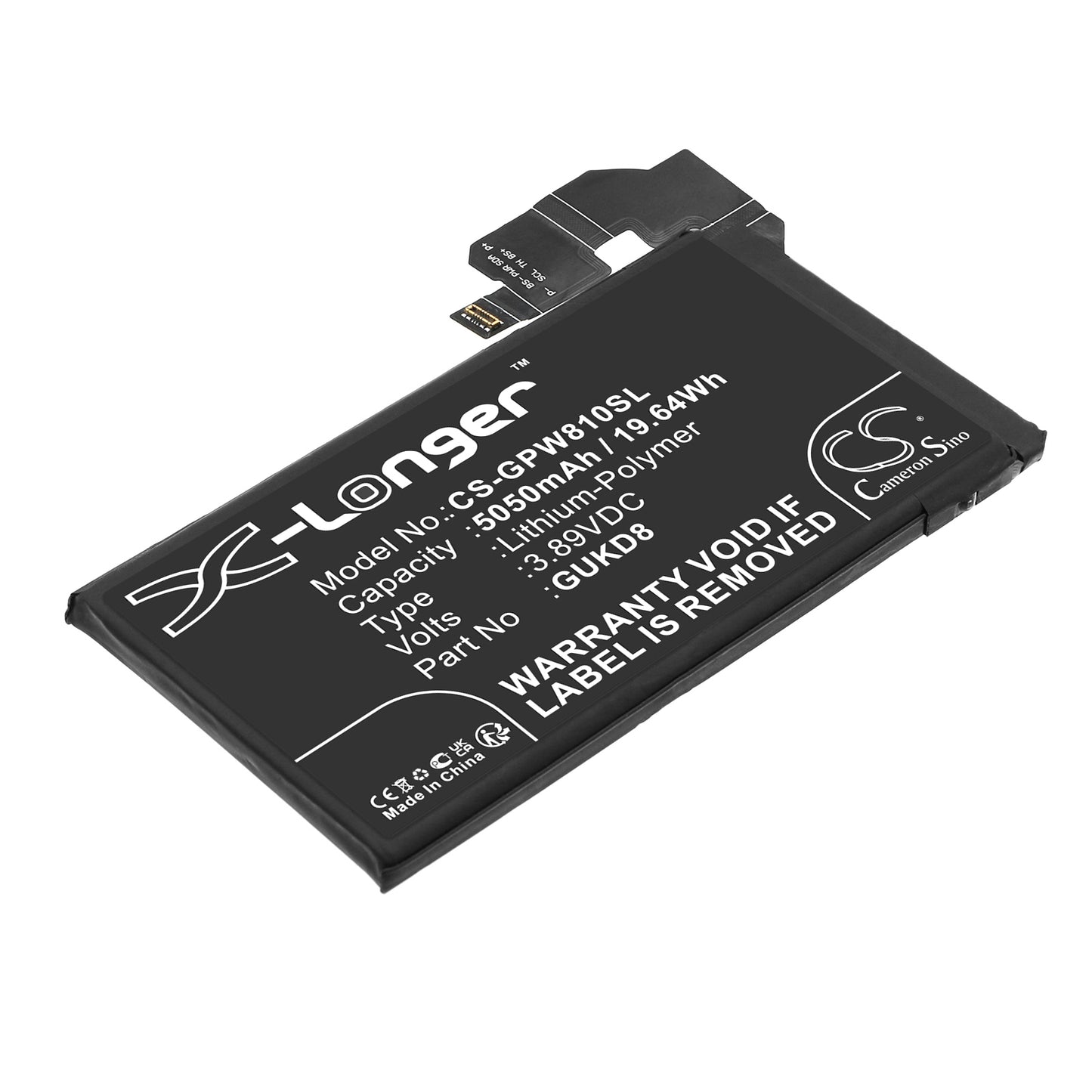 CS-GPW810SL Replacement Battery – Compatible with GC3VE, Pixel 8 Pro, Pixel 8 Pro 5G