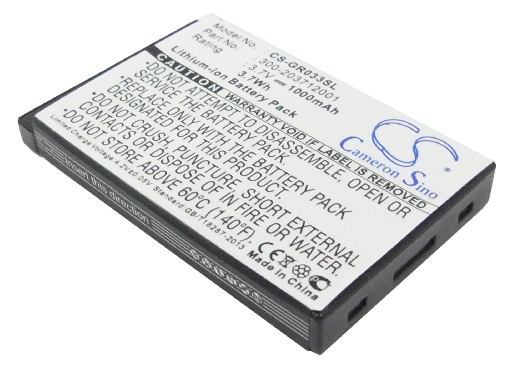 3.7V 1000mAh Li-ion GPS/Navigator Battery for Belkin