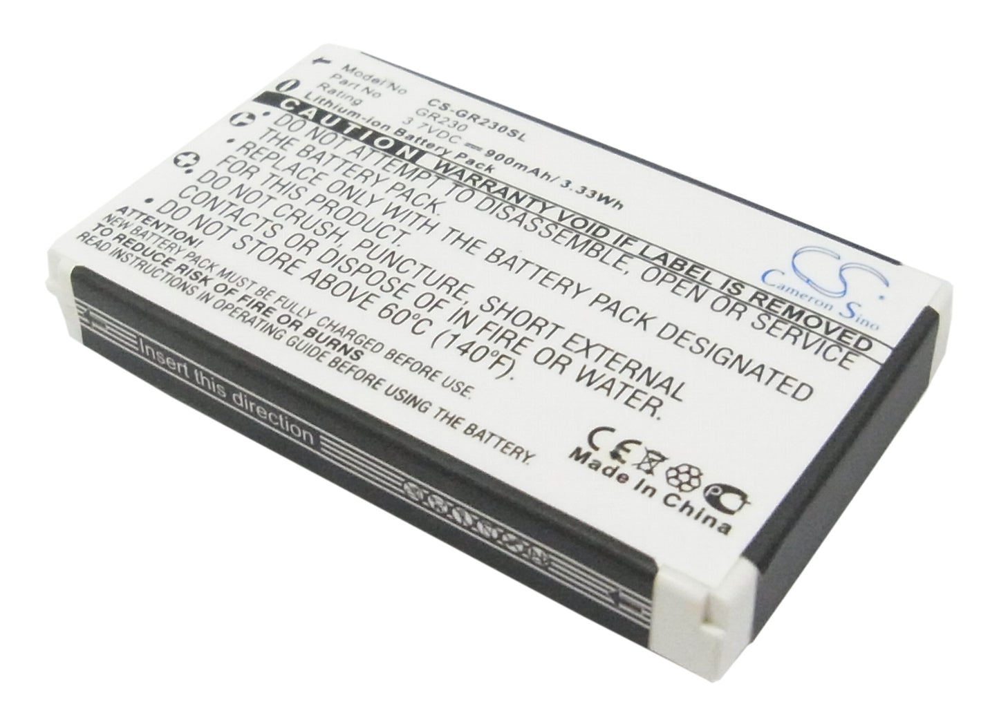 3.7V 900mAh/3.33 Wh Li-ion GPS/Navigator Battery for Holux