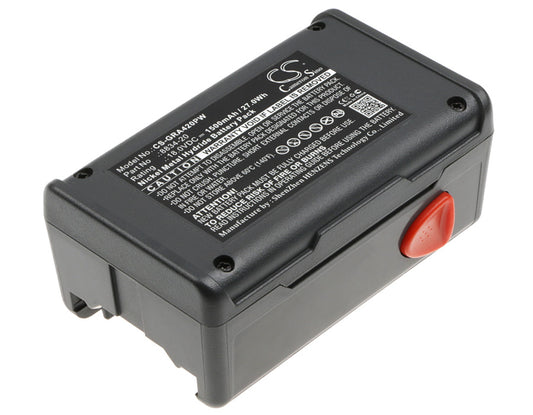 18V 1500mAh/27.00Wh Ni-MH Lawn Mowers Battery for Gardena