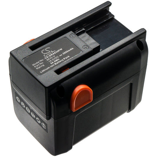 18V 3000mAh/54.00Wh Li-ion Lawn Mowers Battery for Gardena