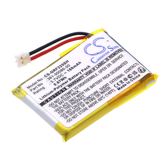 3.7V 180mAh/0.67Wh Li-Polymer Smartwatch Battery for Garmin