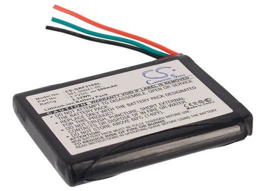 3.7V 600mAh/2.22Wh Li-ion GPS/Navigator Battery for Garmin