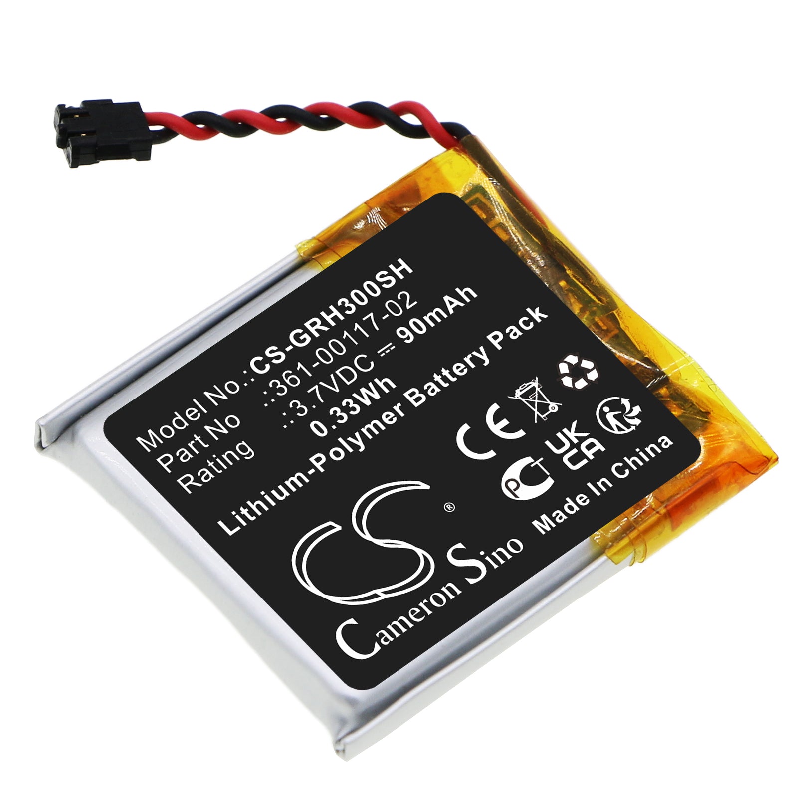 CS-GRH300SH Replacement Battery – Compatible with Forerunner 30