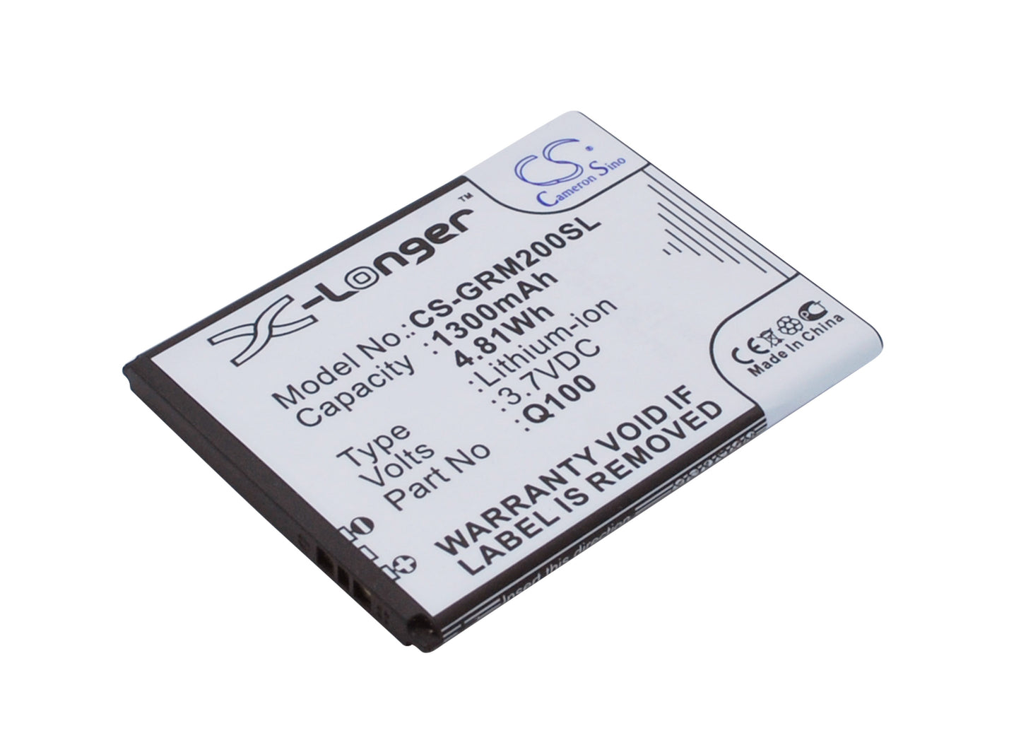 3.7V 1300mAh/4.81Wh Li-ion Mobile/SmartPhone Battery for Green Orange