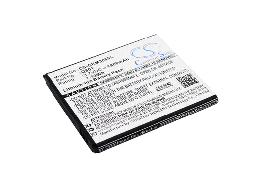 3.7V 1900mAh/7.03Wh Li-ion Mobile/SmartPhone Battery for Green Orange