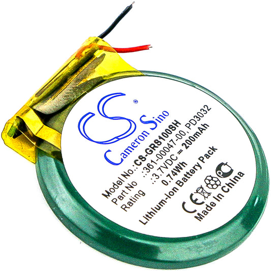 3.7V 200mAh/0.74Wh Li-ion Smartwatch Battery for Garmin