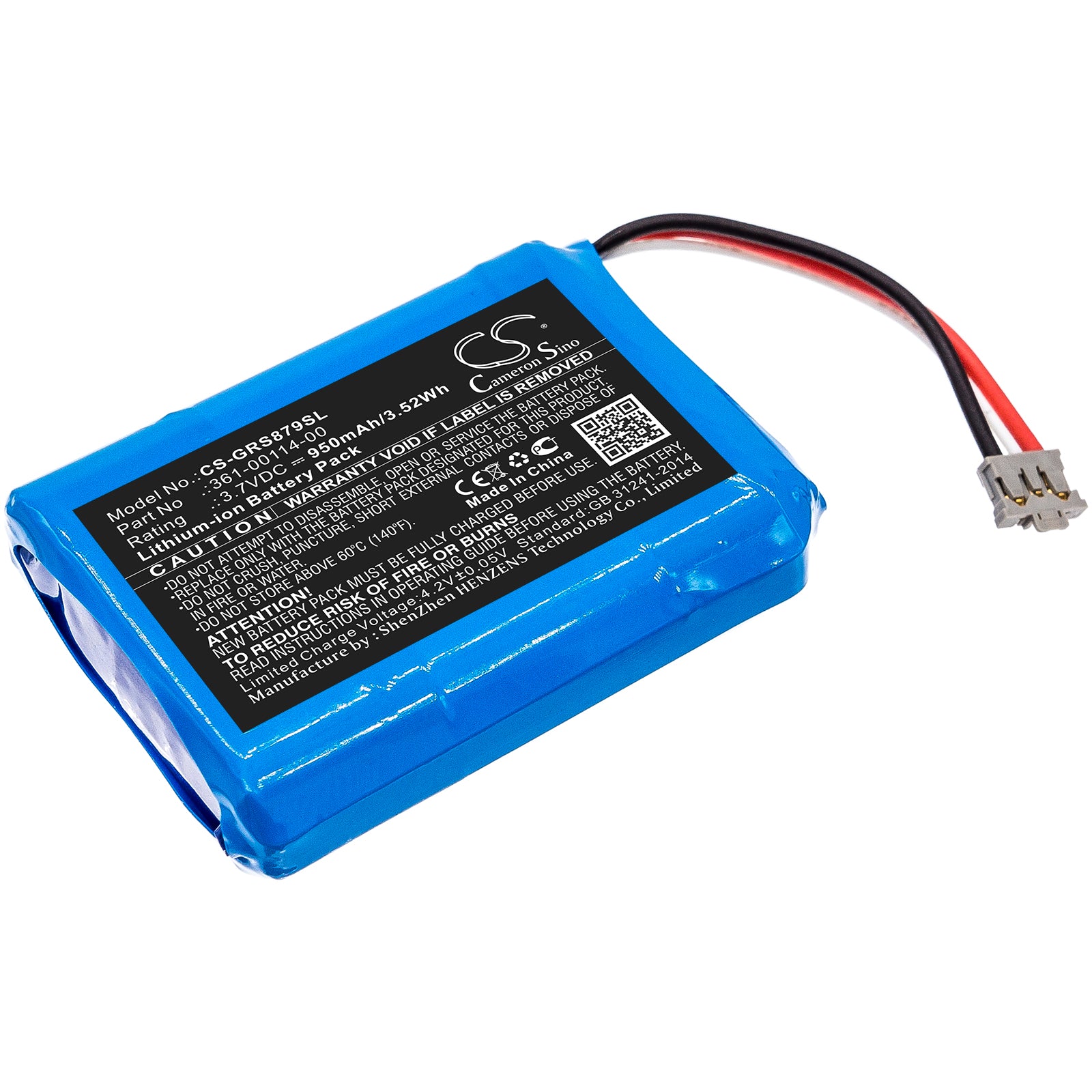 CS-GRS879SL Replacement Battery – Compatible with 010-01879-00, 010-02602-01, inReach Mini, inReach Mini 2
