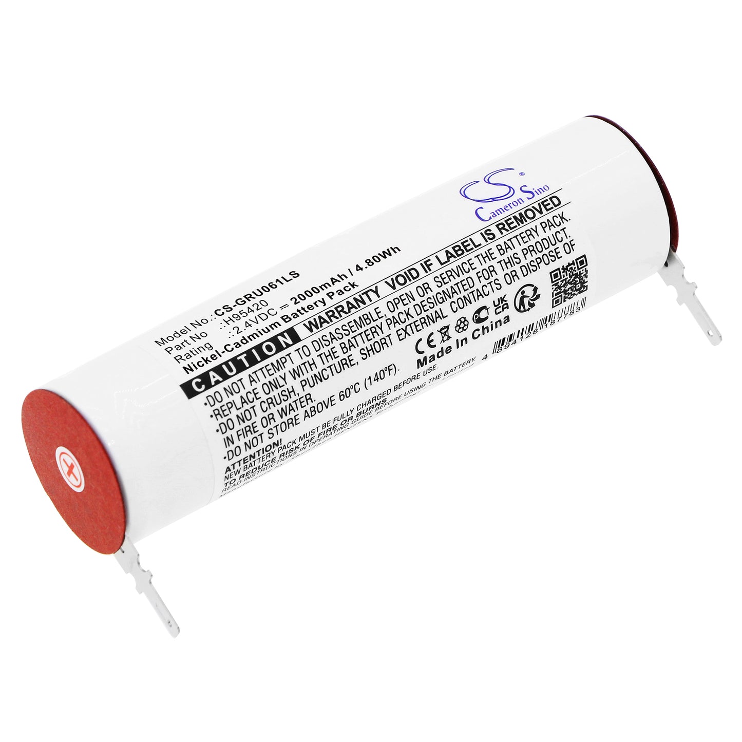 CS-GRU061LS Replacement Battery – Compatible with 061892, 160SCKT2AX, 2KRMT 23/43