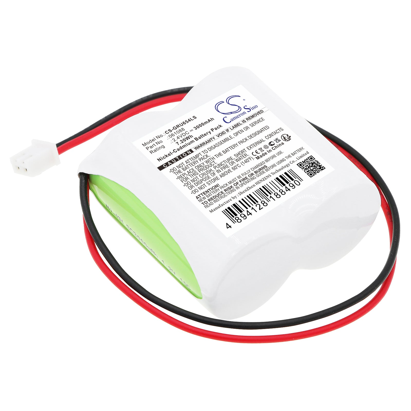 CS-GRU654LS Replacement Battery – Compatible with 062632, 062654, 062664