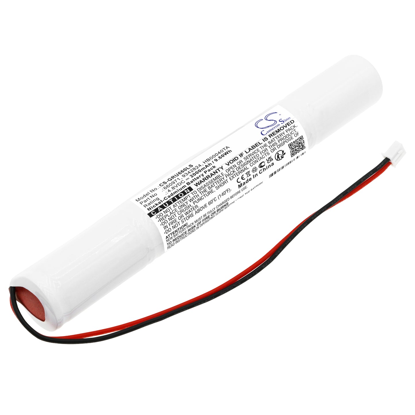 CS-GRU660LS Replacement Battery – Compatible with B65LED 6 614 40, B65LED 6 624 34/40, U21LED 6 616 10, U21LED 6 626 07/10, URA ONE 6 616 40, URA ONE 6 626 34/40