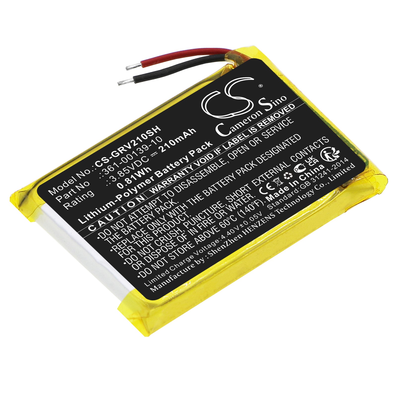 CS-GRV210SH Replacement Battery – Compatible with Venu 2