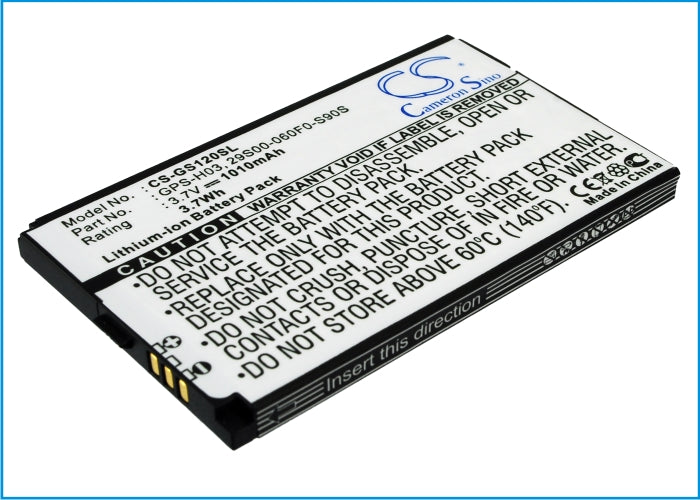 3.7V 1010mAh/3.74Wh Li-ion Mobile/SmartPhone Battery for GSmart