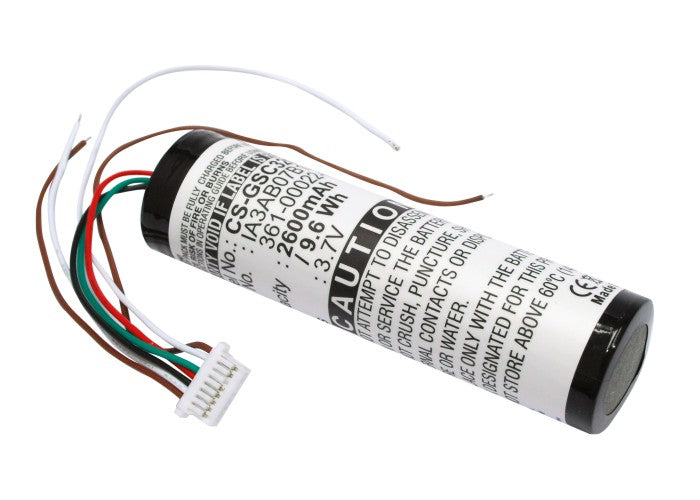3.7V 2600mAh/9.62Wh Li-ion GPS/Navigator Battery for Garmin