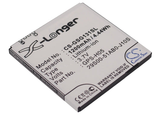 3.7V 1200mAh/4.44Wh Li-ion Mobile/SmartPhone Battery for Gigabyte