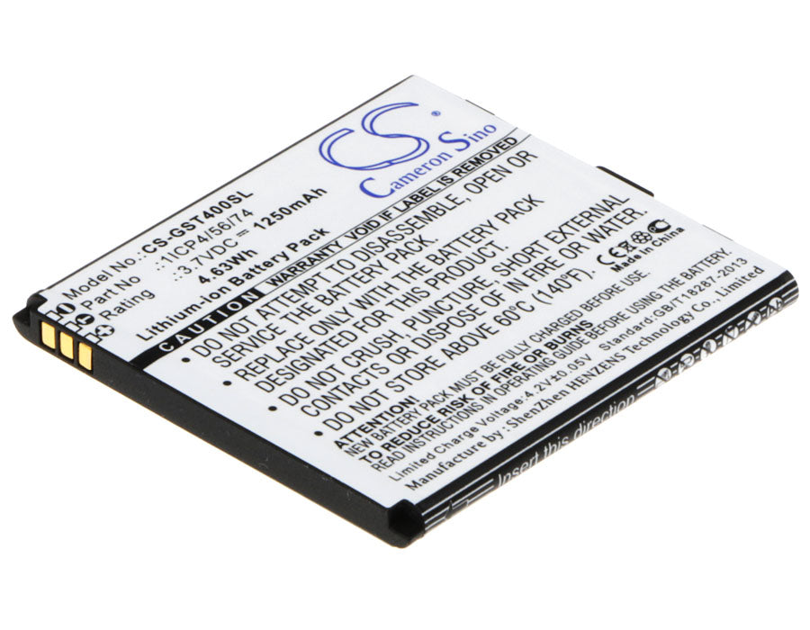 3.7VV 1250mAh/4.63Wh Li-ion Mobile/SmartPhone Battery for GSmart