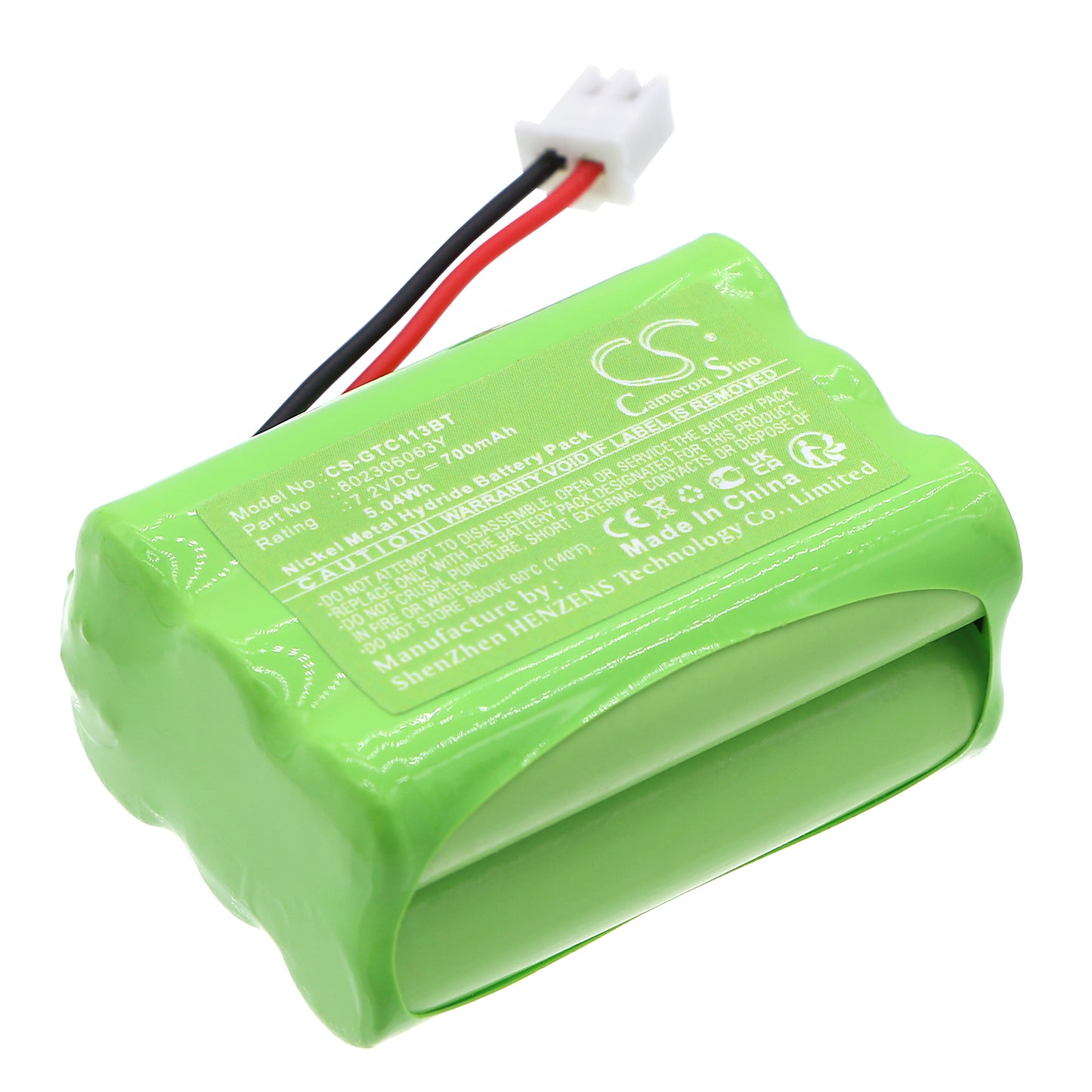 CS-GTC113BT Replacement Battery – Compatible with CTC-1132, CTC-1142, CTC-2716, Wireless Alarm Control Panel