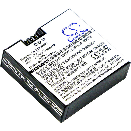 3.7V 850mAh/3.15Wh Li-ion Camera Battery for GOTOP
