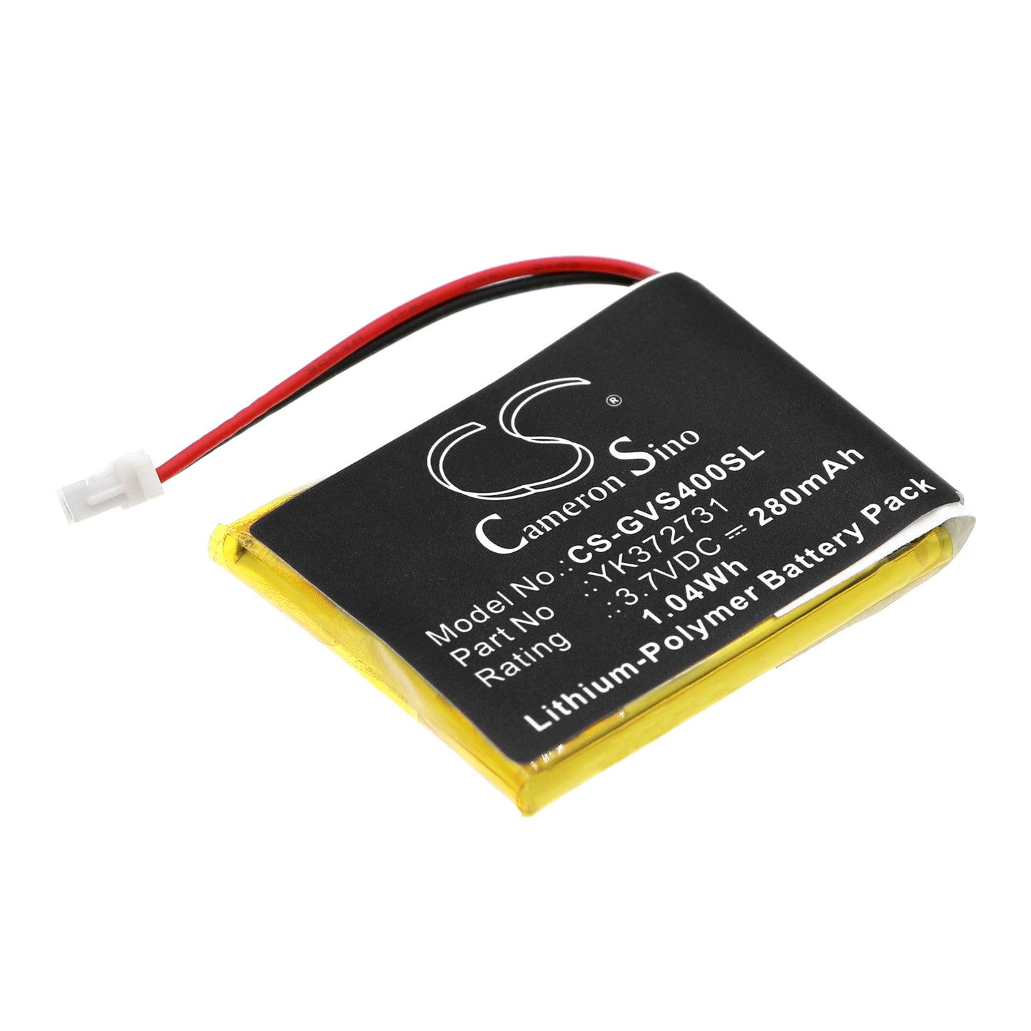 3.7V 280mAh/1.04Wh Li-Polymer GPS/Navigator Battery for Golf Buddy