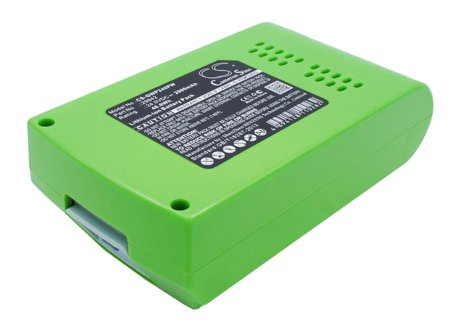 24V 2000mAh/48.0Wh Li-ion Power Tools Battery for GreenWorks