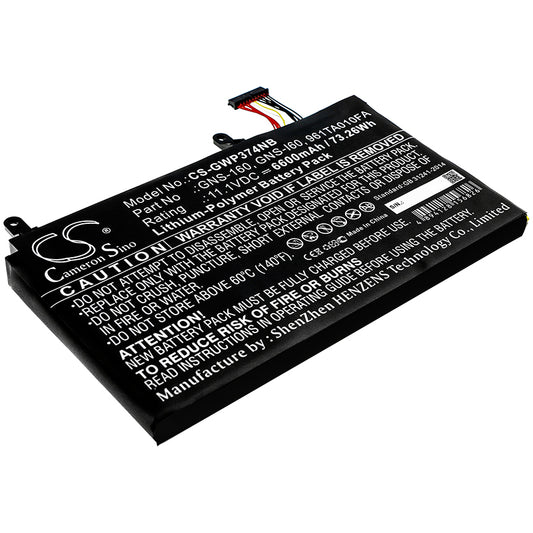 CS-GWP374NB Replacement Battery – Li-Polymer 11.1 6600mAh / 73.26Wh