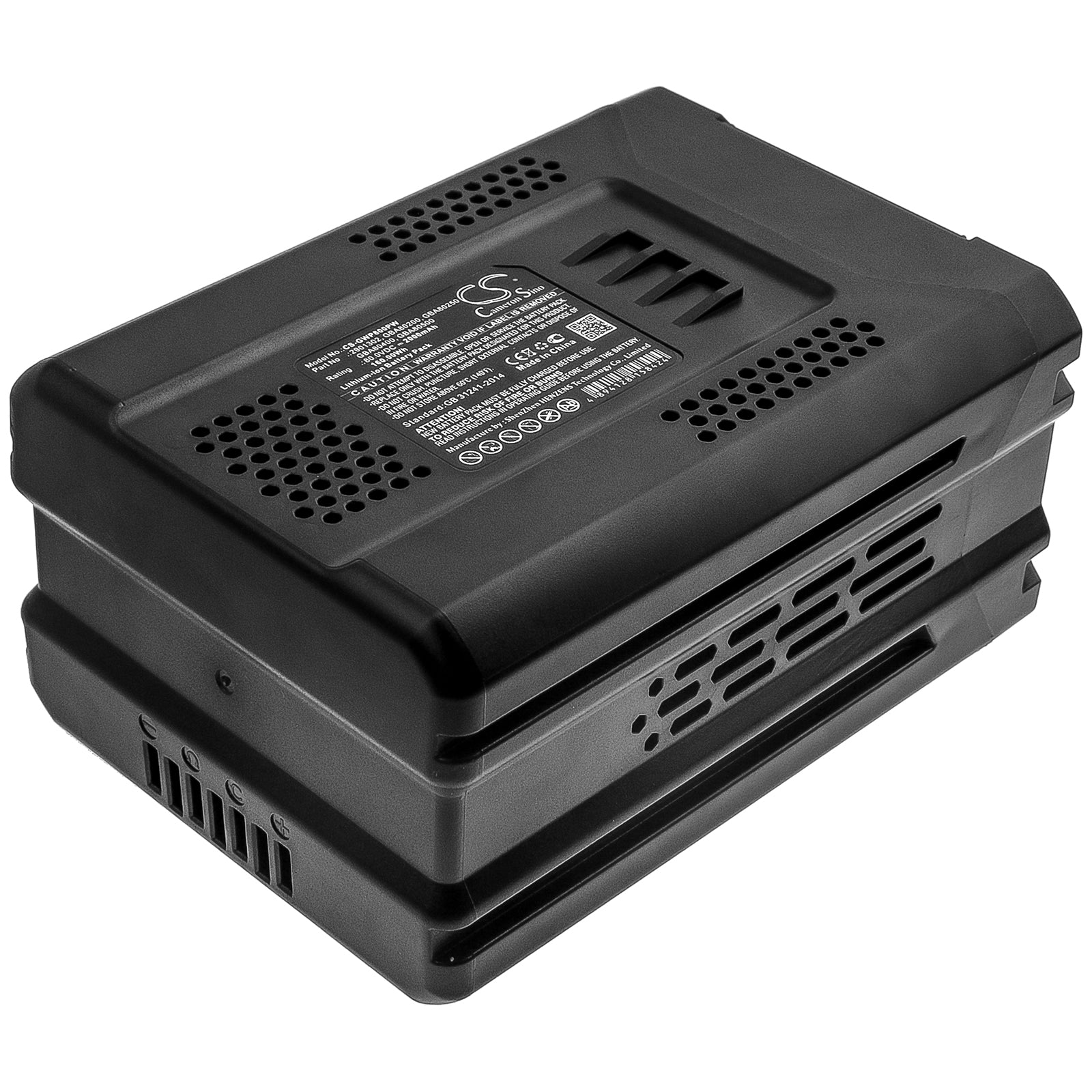CS-GWP800PW Replacement Battery – Compatible with 0V 145MPH - 580CFM Cordless Ba, 2502202 Pro 21-Inch 80V Push C, 2600402 Pro 80V 20-Inch Cordle, 2600602, 2601302, 80V 145MPH - 580CFM Cordless B, 80V Cordless String Trimmer, 80V Pro Jet Leaf Blower, BL80L00, BL80L2510 80V Jet Electric Lea, BPB80L00, BPB80L2510, CS80L01 PRO 16-Inch 80V Cordle, CS80L211, ED80L00, EDA75, GBL80320, GCS80420, GCS80450, GD80BC, GD80BCB, GD80BL, GD80BP, GD80BPB, GD80CS50, GD80HT, GD80LM46SO, GD80LM46SP, GD80LM51SP,