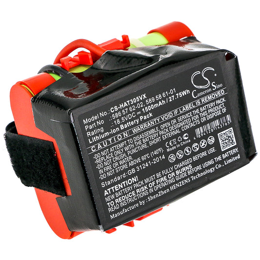 18.5V 1500mAh/27.75Wh Li-ion Lawn Mowers Battery for Gardena
