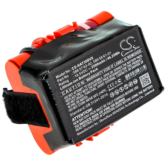 18.5V 2500mAh/46.25Wh Li-ion Lawn Mowers Battery for Gardena
