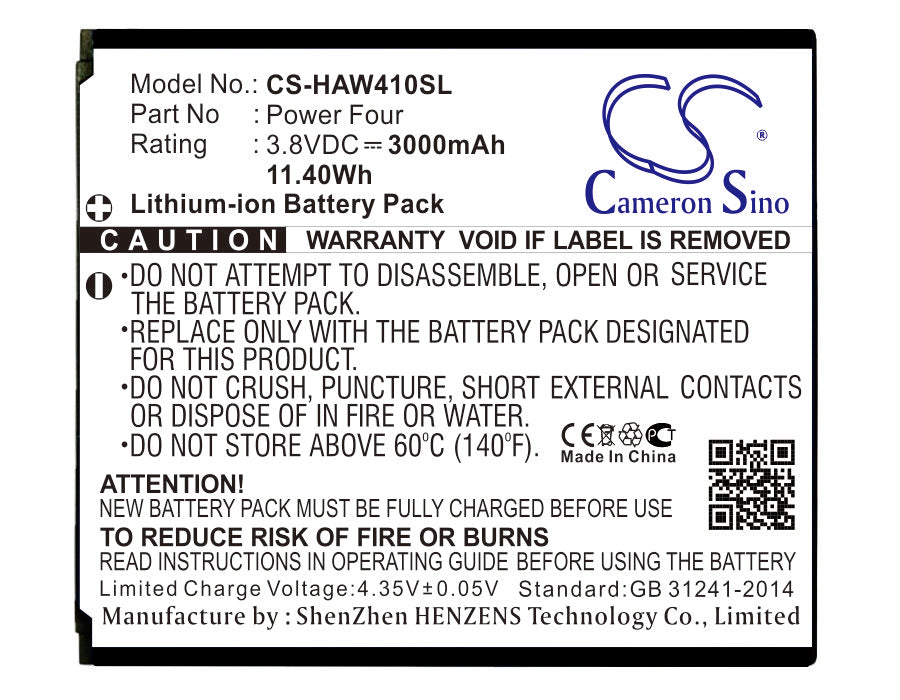 CS-HAW410SL Replacement Battery – Compatible with Power Four