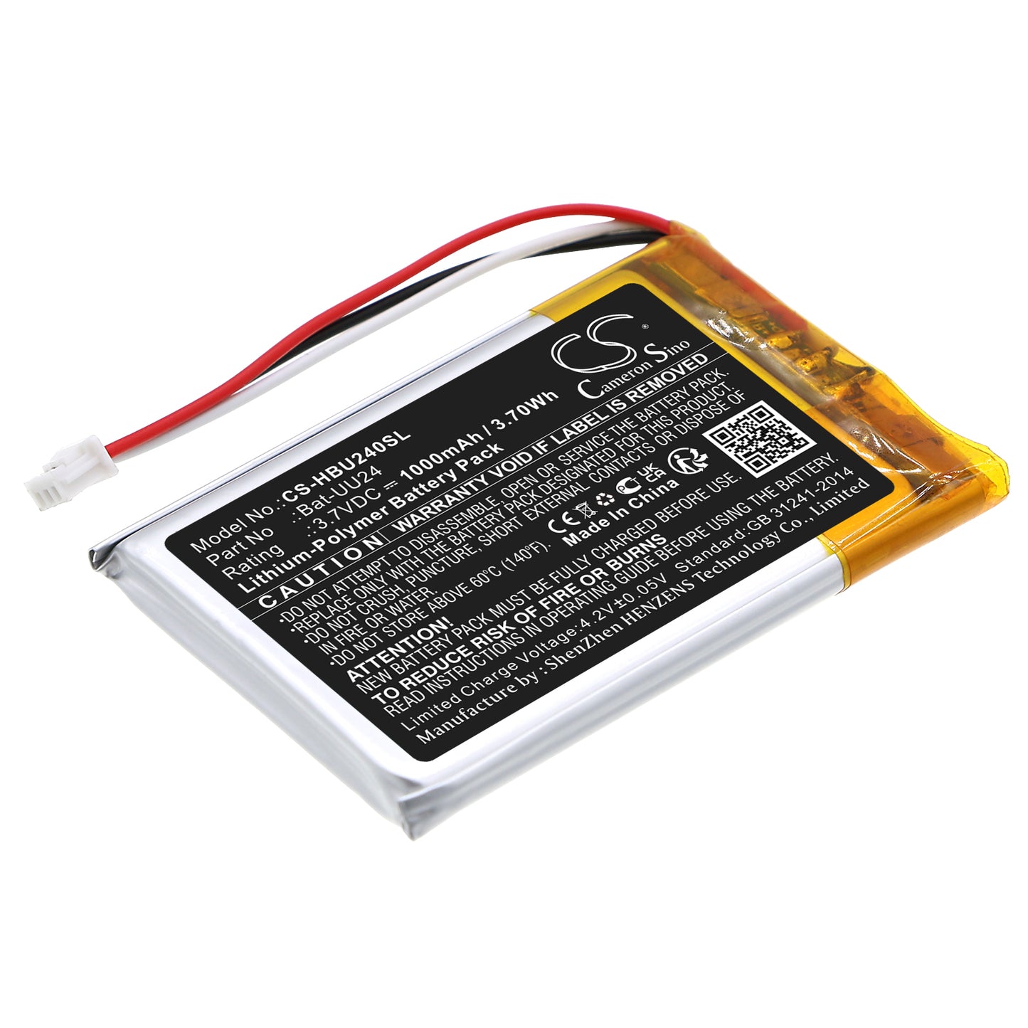 CS-HBU240SL Replacement Battery – Compatible with UU24, UU24RX